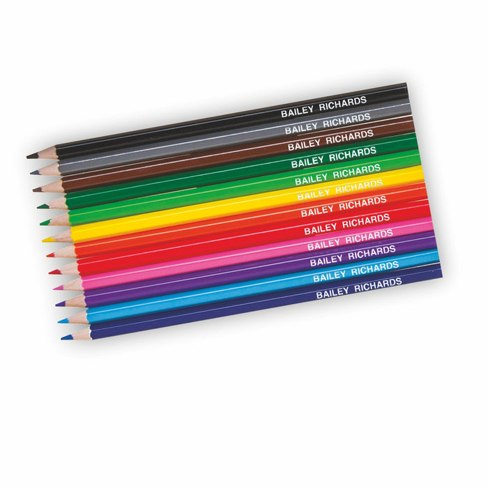 Colouring Pencils and 2 HB in Exam Pencil Case