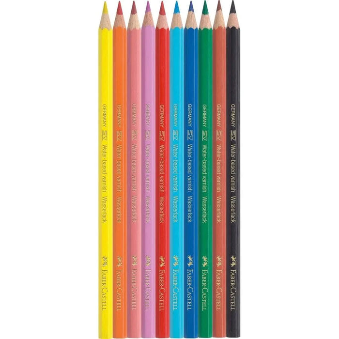 Embossed Faber-Castell Colouring Pencils