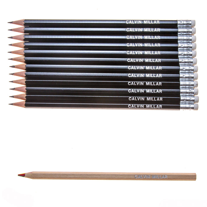 12 Graphite & 1 Rainbow Lead Pencils