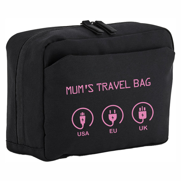 Personalised Travel Tech Case Accessories Bag