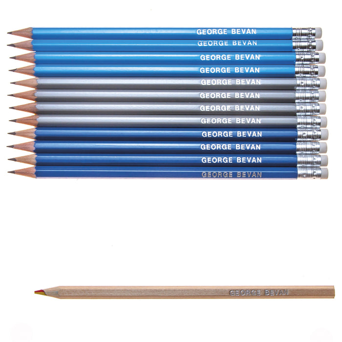 12 Graphite & 1 Rainbow Lead Pencils