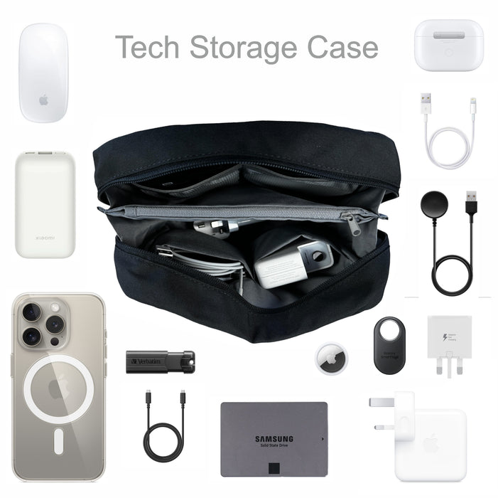 Personalised Travel Tech Case Accessories Bag