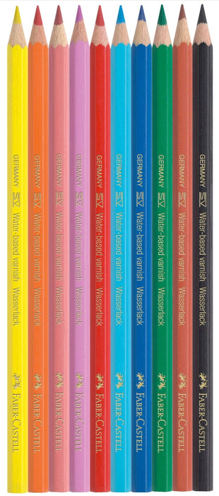 Embossed Faber-Castell Colouring Pencils