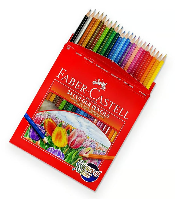 Embossed Faber-Castell Colouring Pencils