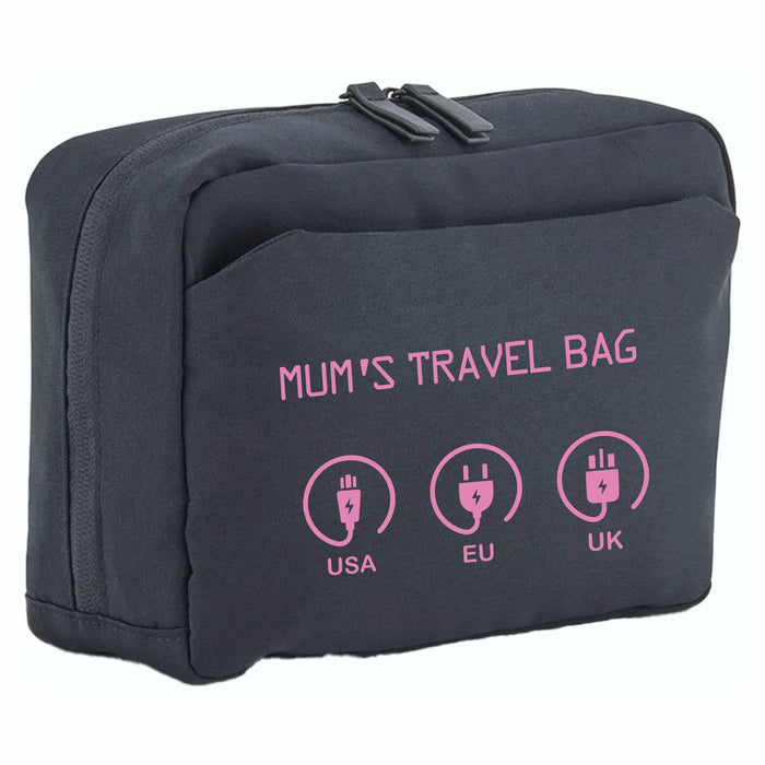 Personalised Travel Tech Case Accessories Bag